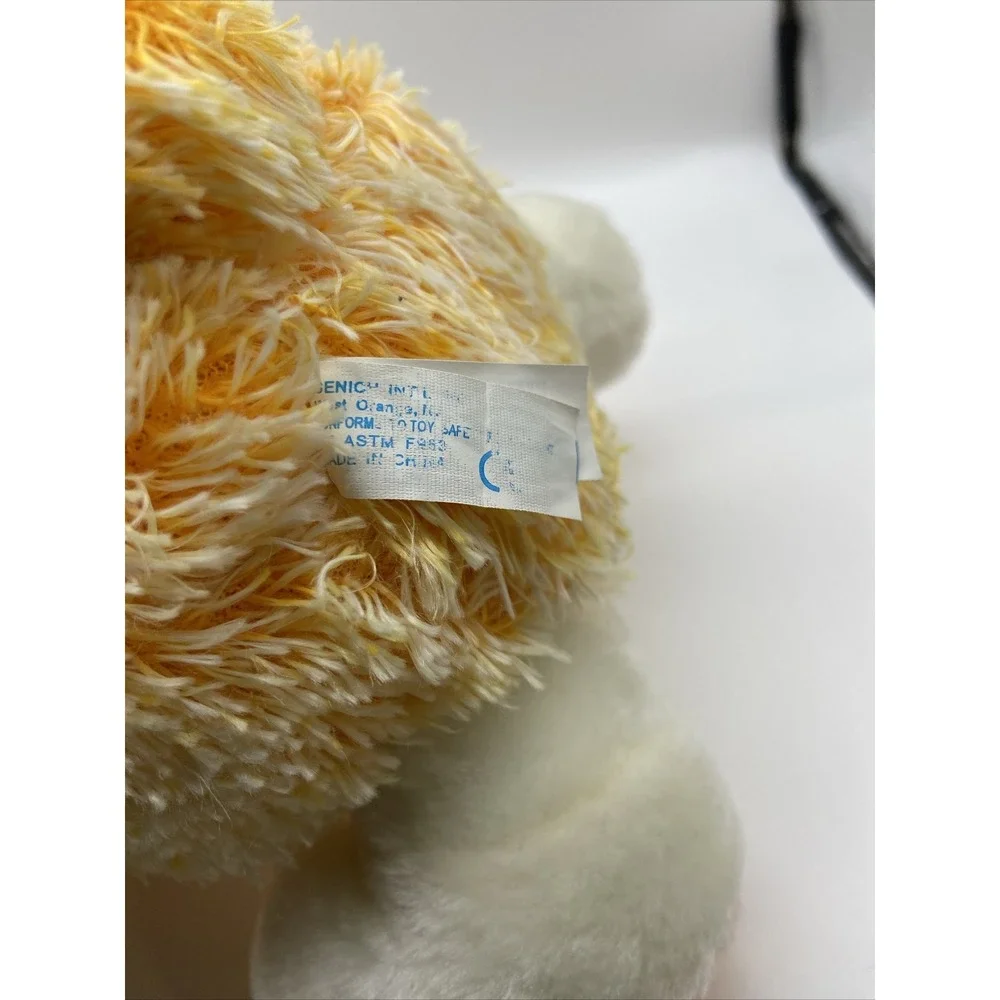 Genich International Orange Bunny Rabbit Plush Easter 10.5